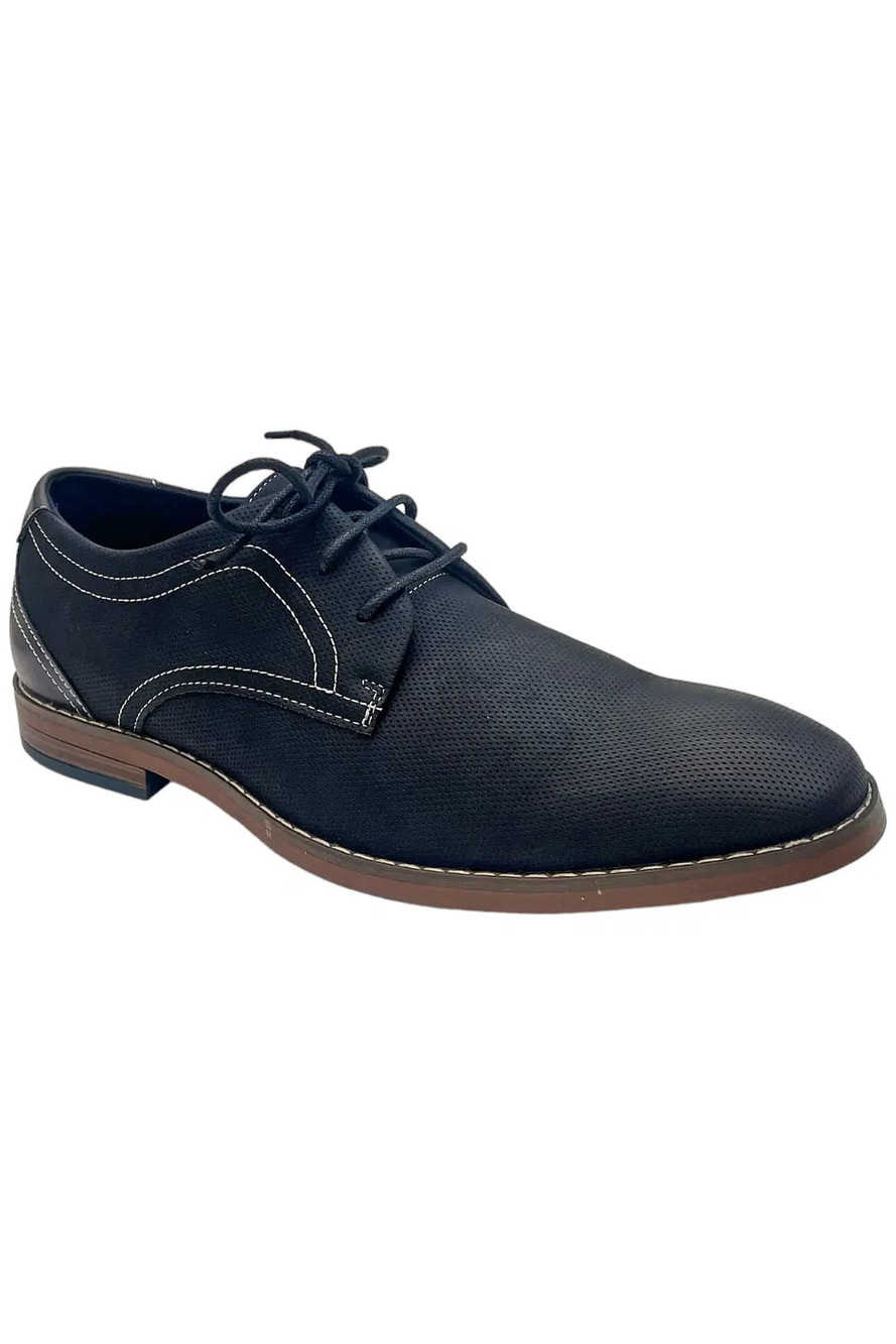 Reserved Footwear Men's New York Bertrand Oxford Shoes Black - Medium